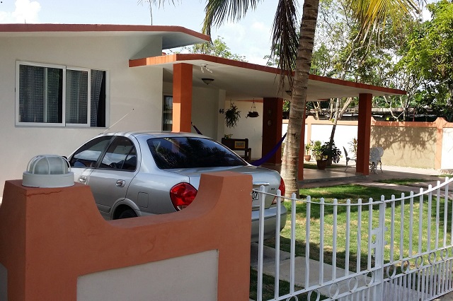 Parking at Casa 46, Playa Larga, Ciénaga de Zapata, Matanzas, Cuba
